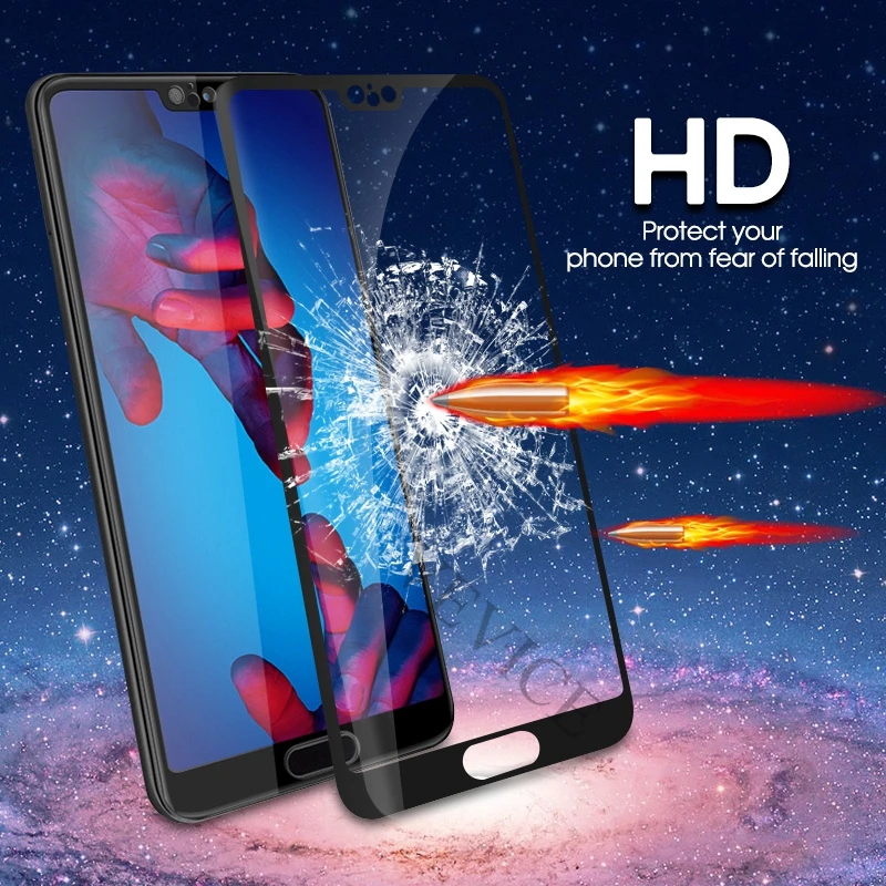 HD прозрачное полноэкранное закаленное стекло для Huawei Y9 Y7 Y6 Prime 2019 Y5 2018