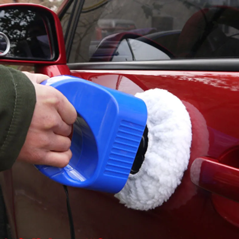 Синий Портативный ручной полировки инструмент для Авто Воск полирующая машина DC