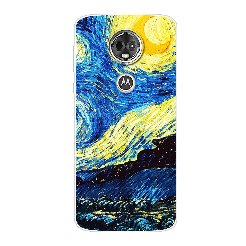 Чехол для Motorola Moto E5 Plus силиконовый мягкий ТПУ Модный чехол телефона E 5 го
