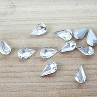clear crystal rhinestone crystal strass non hotfix rhinestones 610mm 10pcs round crystals diy 3d nail art gems decoration