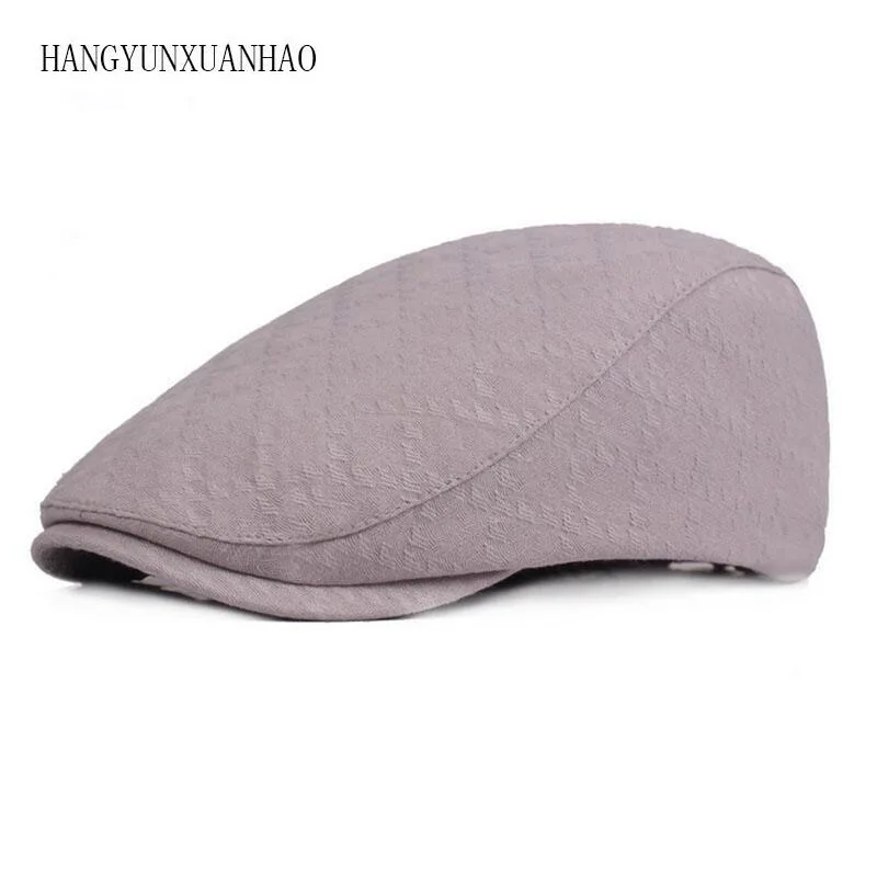 

Twill Cotton Ivy Flat Cap Men Hats Women White Casual Driver Cabbie Adjustable Boina Ultra-Thin Breathable Berets Summer Hat