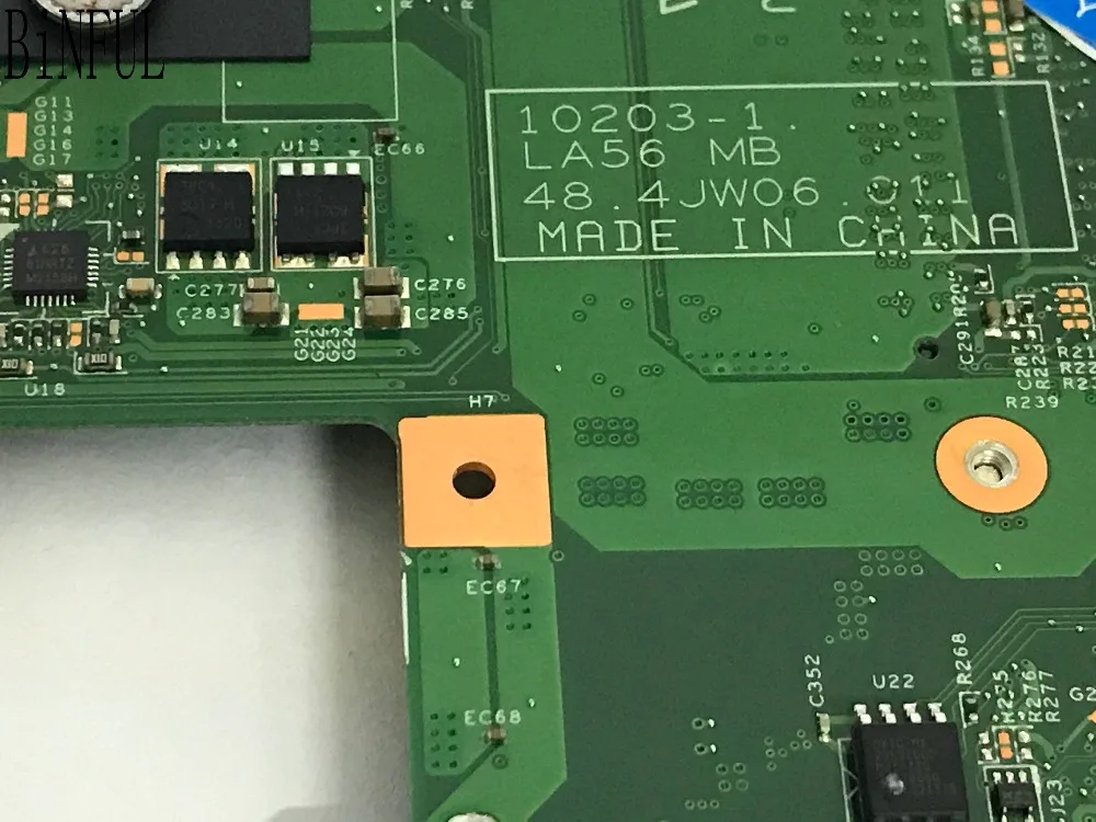 BiNFUL( товар) LA56 10203-1 48.4JW06.011 для LENOVO B560 материнская плата для ноутбука на плате видеокарта GT310M(Квалифицированный ок. Запас