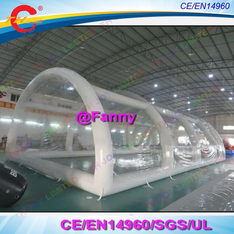 Прозрачная надувная купольная крышка из ПВХ для бассейна бесплатная доставка по