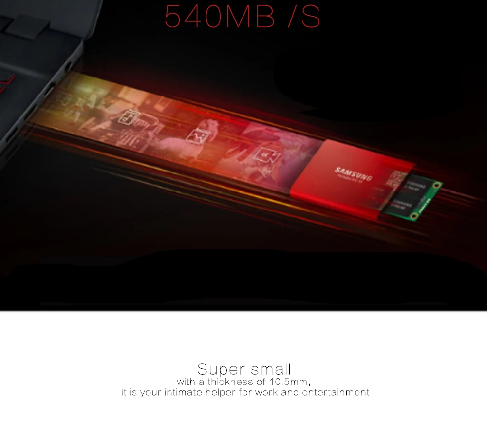 Samsung T5 Портативный SSD 250 ГБ 500 1 ТБ твердотельных дисков жесткий диск externo, размеры для возраста от 1 2," USB 3,1 жесткий диск ssd для ноутбука, настольного компьютера