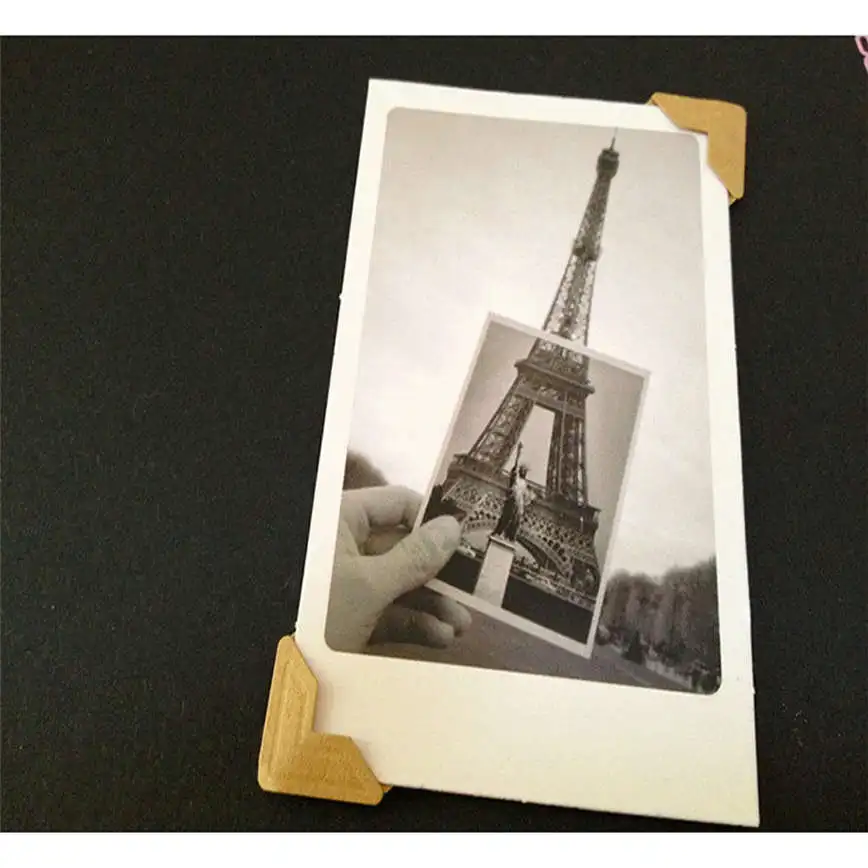 E5 DIY винтажные Угловые крафт-бумага наклейки фотоальбомы украшения Скрапбукинг