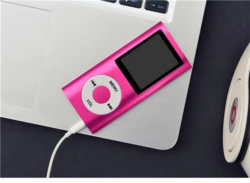 Красный 5 цветов, высококачественный mp3-плеер, 8 ГБ, флэш-память, тонкий 1,8 дюймовый плеер с ЖК-дисплеем, видеоигра, кино, радио, FM, длительное время игры - Цвет: Красный