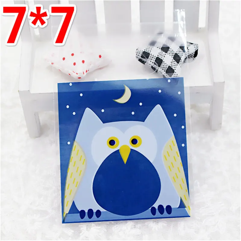 100 шт. прозрачный Пластик сумка конфеты Подарочный мешок для печенья матовый