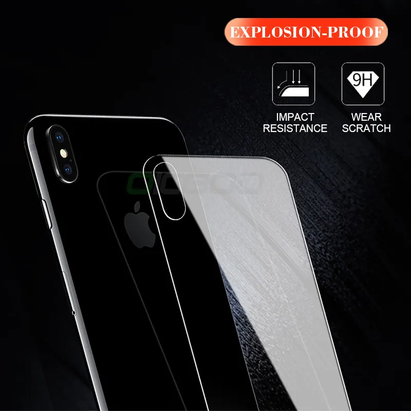 OICGOO Front Back Tempered Glass For Apple iPhone X 6S 7 8 Plus Scratch Proof Screen Protector Film iphone 6 10 | Мобильные телефоны