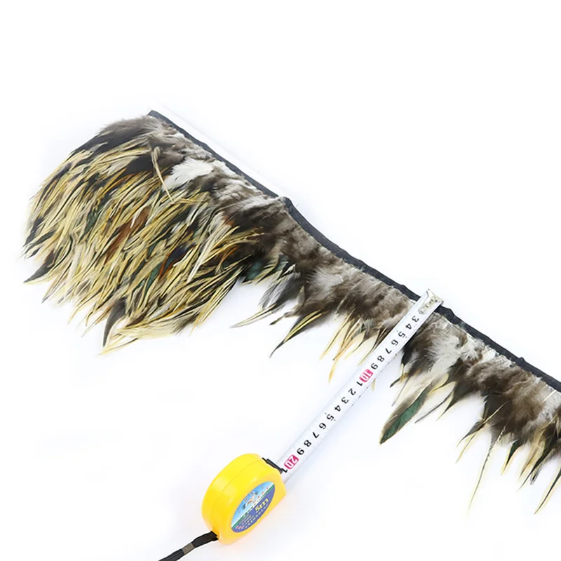 

New listing! 5/10 meters natural pheasant feather cloth edge 4-6 inches/10-15cm wide feather accessories