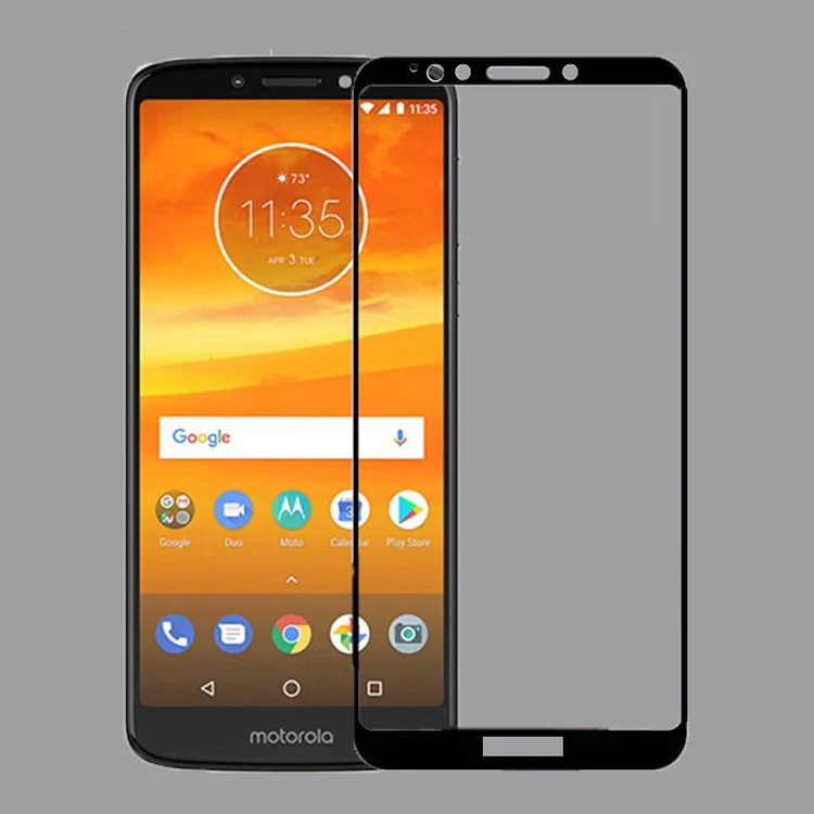 Закаленное стекло с полным покрытием для Motorola Moto E5 Plus Защитная пленка экрана Play