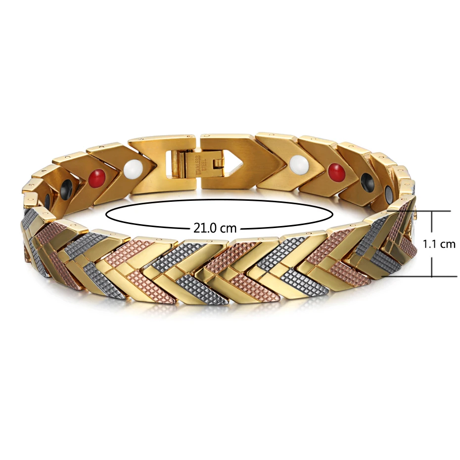 Женский магнитный браслет 4 в 1 с германием|bangles for women|hologram braceletbracelets hologram |