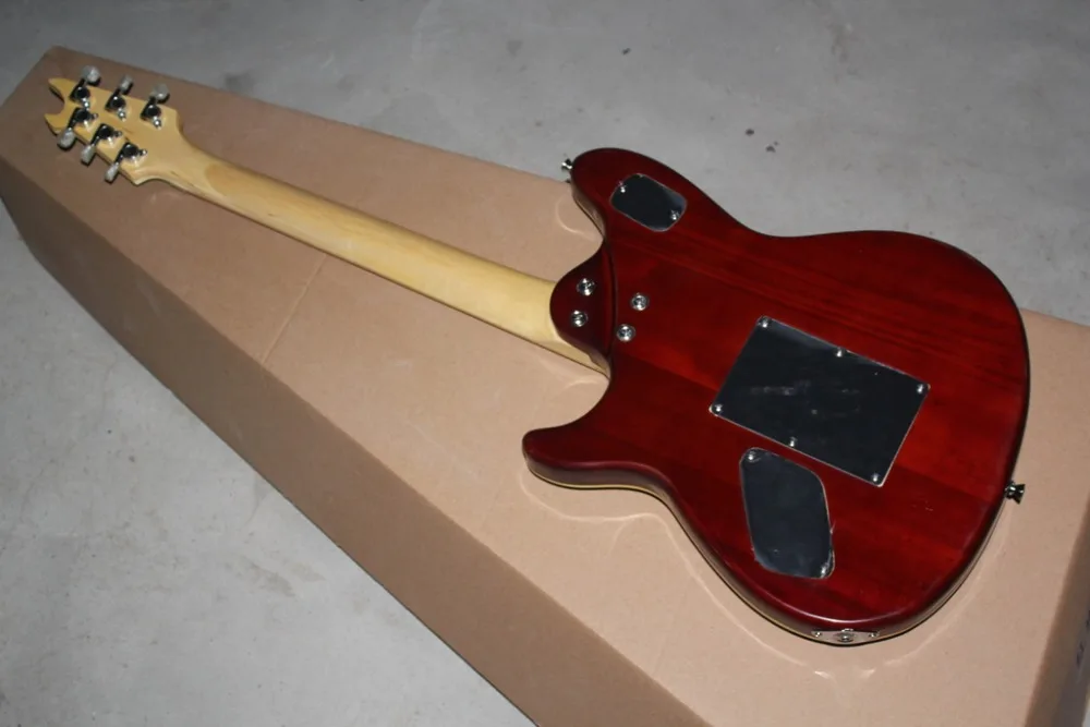 Новинка+ фабрика+ EVH Вольфганг против электрогитары Eddie Van Halen Sunburst гитара wolfgang Zebra pickup& Floyd