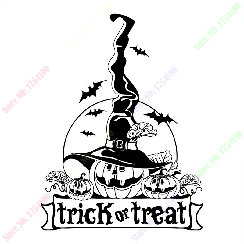 Счастливая искусственная Тыква ведьмы гостиная виниловая вырезка Наклейка на