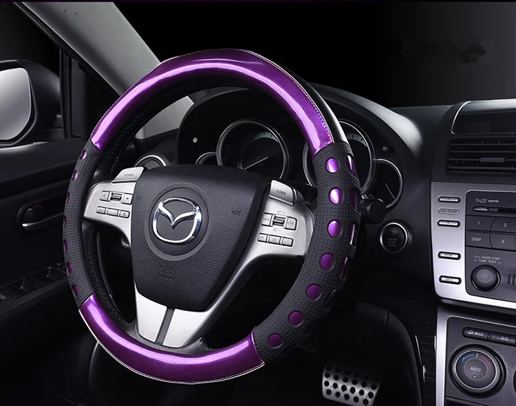 Персонализированный нескользящий Модный чехол на руль для MAZDA 3 horse 6 2cx 5 рулевое