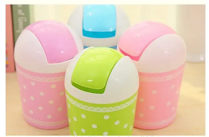 100 шт./лот! Мусорные баки пластиковая зеркальная Чистящая бочка креативная