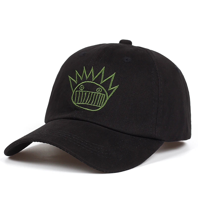 100% хлопок бейсболка для взрослых с вышивкой из мультфильма США мужчин и женщин