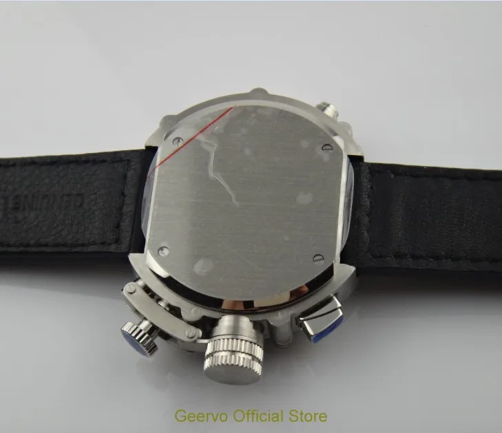 Мужские часы с левой короной и автоматическим движением 50 мм|strap strap|strap watch strapstrap