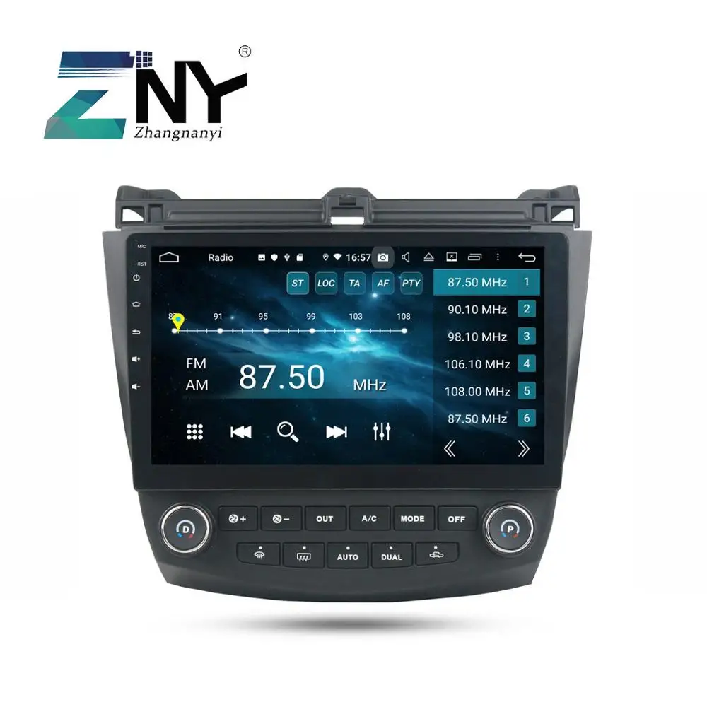 10 1 &quotips Android 9 0 автомобильный Стерео Авторадио для Honda Accord 7 2003 2004 2005 2006 2007 FM RDS
