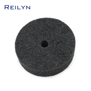 Бесплатная доставка, нейлоновый нетканый полировальный круг 75 мм, полировальный диск, полировальный ролик для ткани, вращающийся инструмент dremel