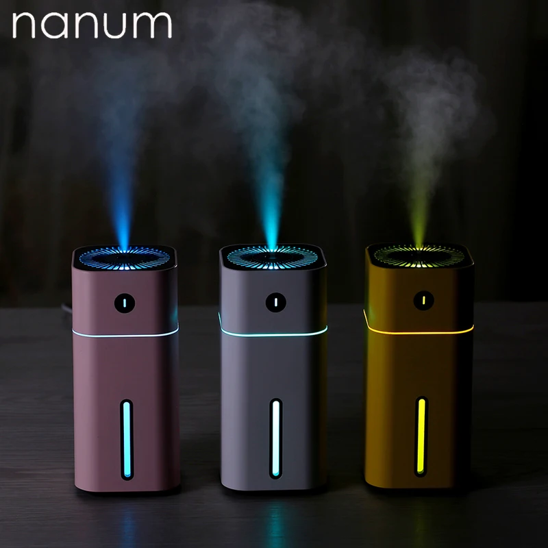 Ароматический диффузор эфирных масел, мини ультразвуковой увлажнитель, очиститель воздуха, светодиодный светильник, USB, освежитель для автомобиля, для офиса