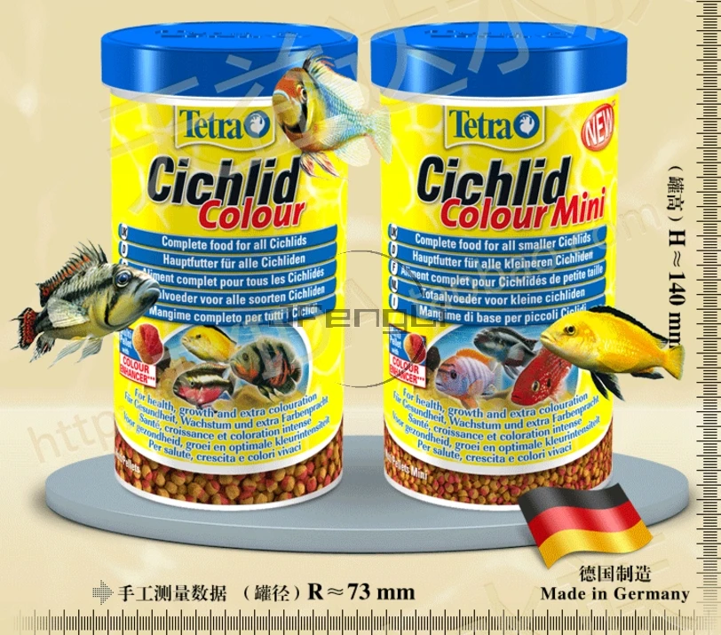 JFENGLI Германия Tetra цихлид цвет еда для всех рыба кормушка|tetra food|food for fishcichlid food |