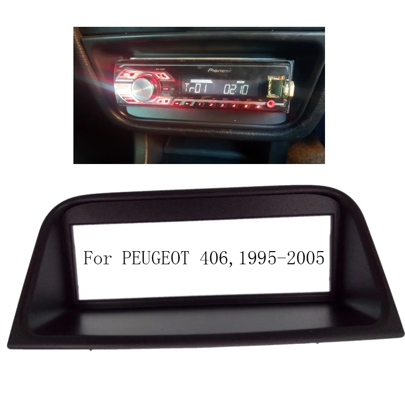 ITYAGUY 1 Din радио фасции подходит для peugeot 406 Стерео панель тире CD переходная аудио адаптер DVD лицевая рамка пластина монтажные комплекты