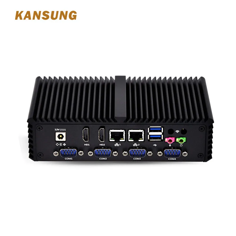 Мини-ПК Linux Intel Core I5 I7 Dual LAN 6 серийный безвентиляторный брандмауэр AES-NI безвентиляторный игровой компьютер настольный ПК