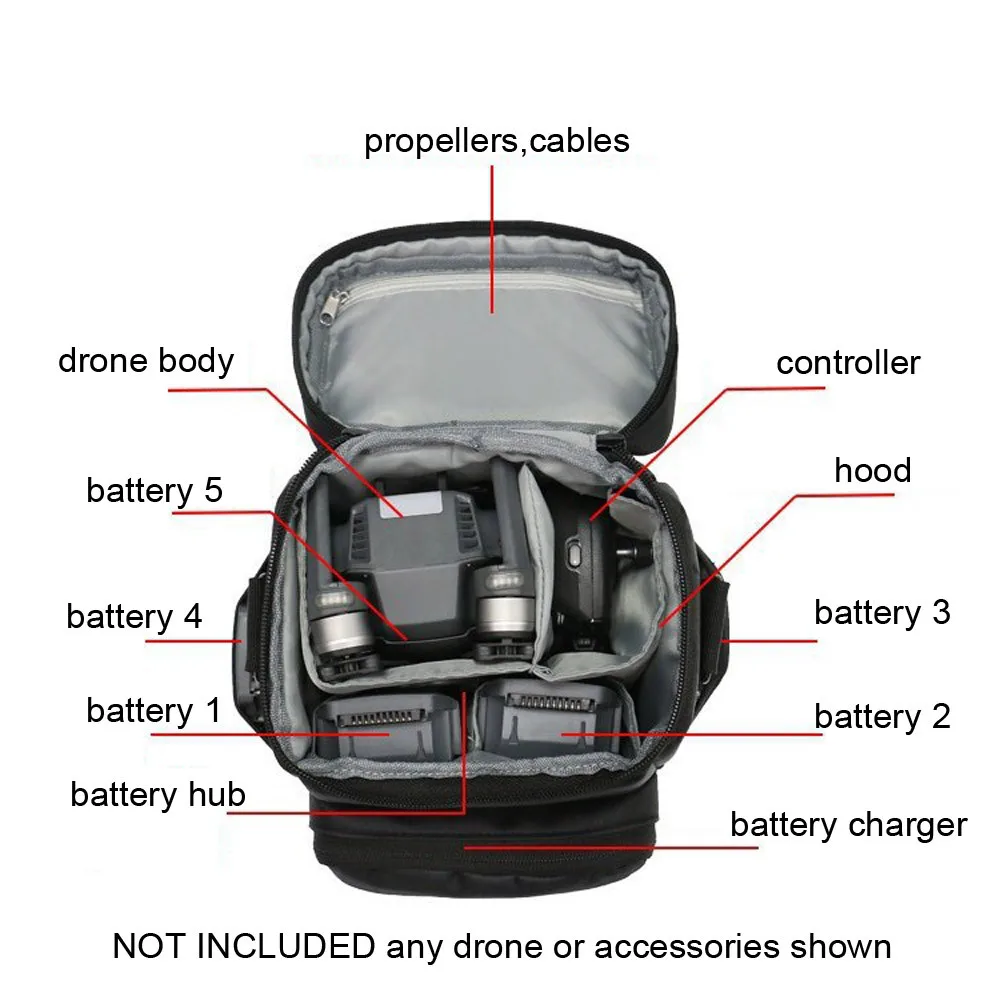 HIPERDEAL Портативный чехол для переноски сумка на плечо рюкзак DJI Mavic Air Pro Drone Apr24 HW |