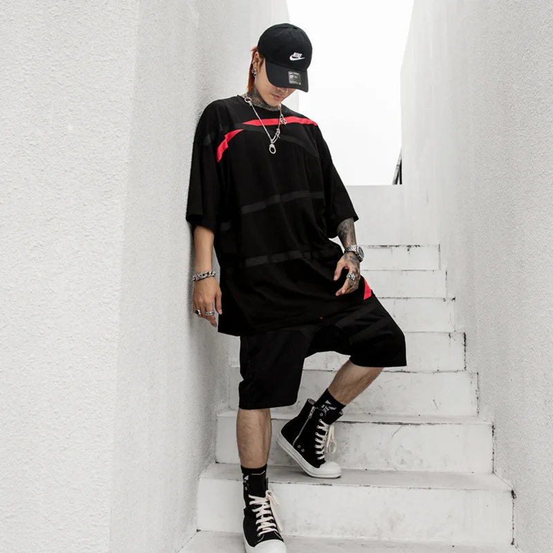 Мужской комплект из 2 предметов: футболка с короткими рукавами (футболка + шорты)