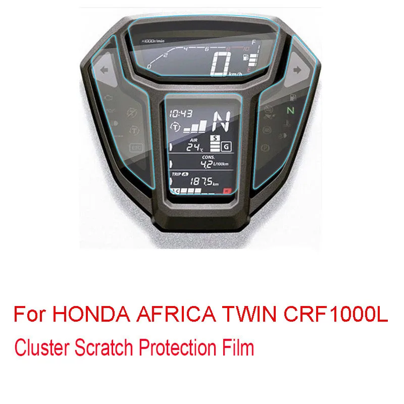 Для HONDA CRF1000L CRF 1000L Африка Твин 2016 пленка Speedo метр экран кластера Защита от царапин