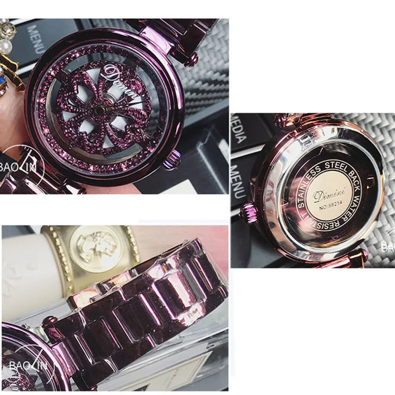

Dimini Women Luxury Brand Lady Crystal Wrist Watches Fashion Woman Quartz Ladies Watches Women Female Wristwatches Montre Femme