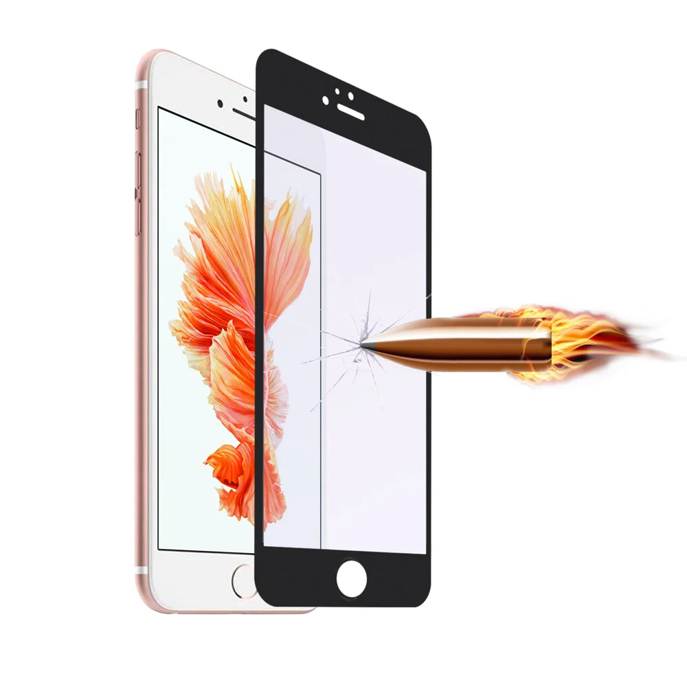 Dulcii Стекло на для iphone 6 0 3 мм Anti UV закаленное Экран крышка пленка 6s 4 7 края