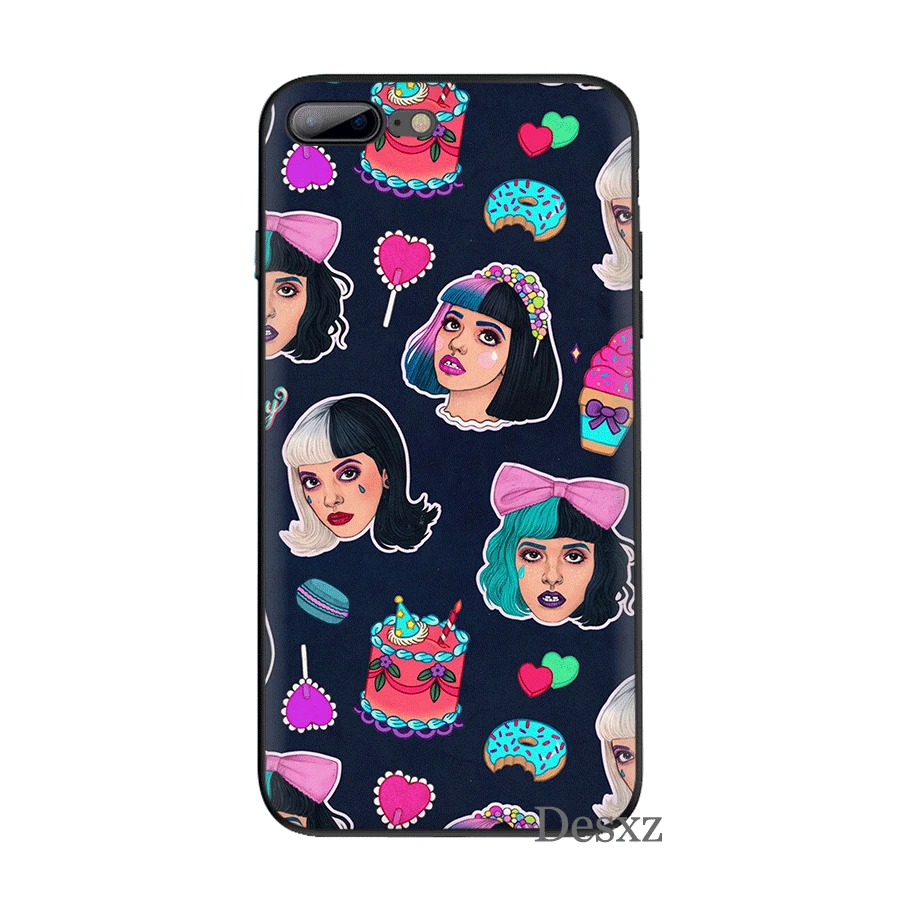 Черный мягкий ТПУ чехол Melanie Martinez Cry Baby для iPhone 11 Pro 5 5S SE 6 6s 7 8 Plus X XS XR Max