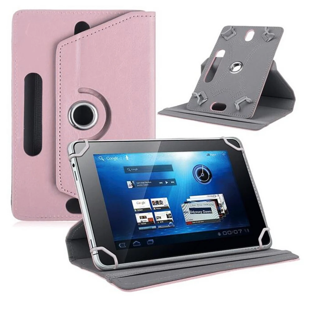 8 inch Universal Tablet Dustproof Protective Case Rotating Four Hook Leather Cover Protect Bag Crystal Pattern Durable New | Компьютеры и