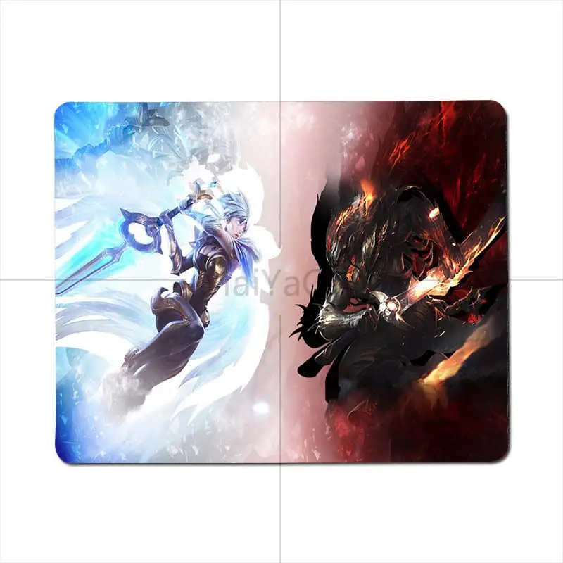 

MaiYaCa Cool lol Riven Customized laptop Gaming small mouse pad for Dota2 CS LOL Player gaming mousepad Desk Mat mousepad