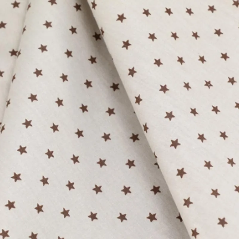 camel small star 0.5 160 см* 50 см хлопковая ткань Нордический ветер мультфильм верблюд Рождество Лось Олень деревья звезды Ткань шеврон для DIY подушки домашний декор - Цвет: camel small star 0.5