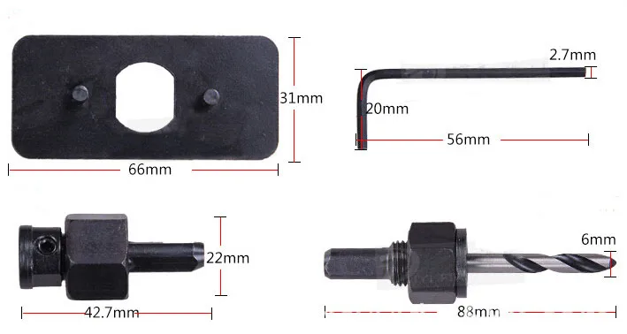 16 шт. Набор бит для резки дерева 4-5 дюймов | Инструменты