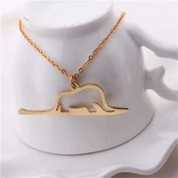 30 new hollow le petit little prince sign necklace outline animal origami elephant in a snake love fairy tales necklace jewelry