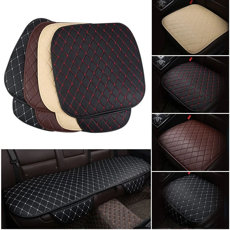 Waterproof Four Seasons General Non-slip PU Leather Backless Car Seat Cover for Auto Cushion Protection Mat | Автомобили и