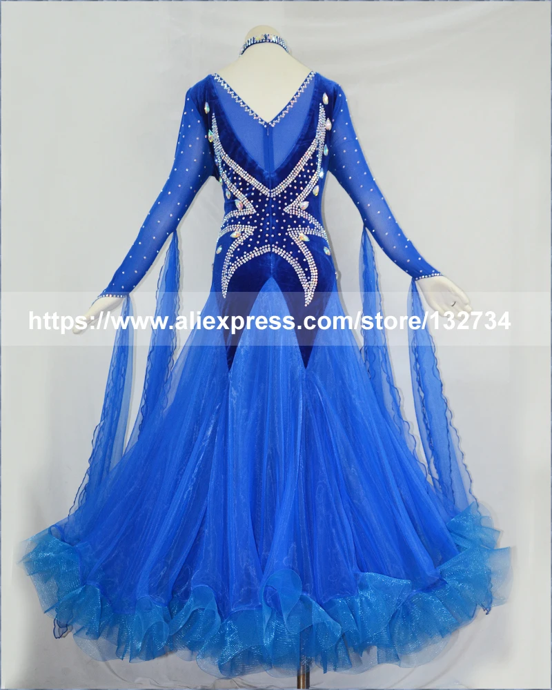 Роскошное платье для бальных танцев 2017 женская одежда взрослых фламенко и вальса