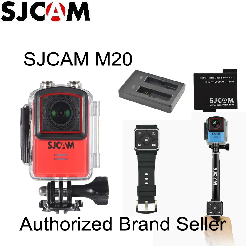 Спортивная Экшн камера SJCAM M20 Wifi гироскоп HD 2160P 16 МП 4K водонепроницаемая DV Bluetooth