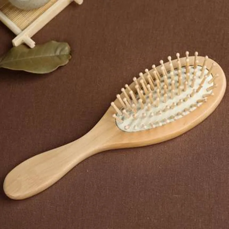 

1 Comb Hair Care Brush Massage Wooden Spa Massage Comb 3 size Antistatic Hair Comb Massage Head Promote Blood Circulation