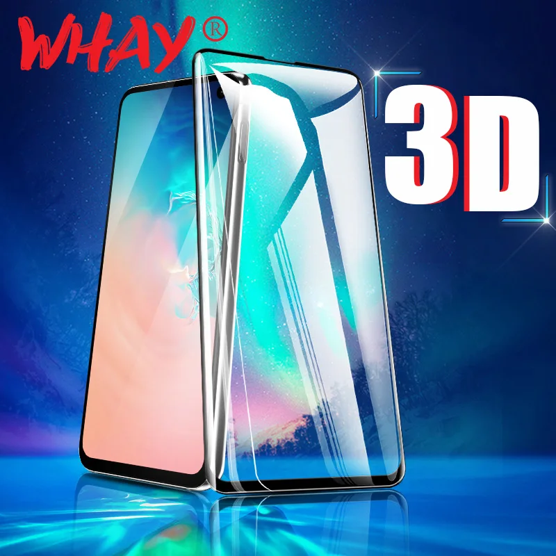 3D изогнутое стекло для Samsung Galaxy S10 Lite S9 S8 Plus защита экрана закаленное + S7 S6 Edge Note 9 8