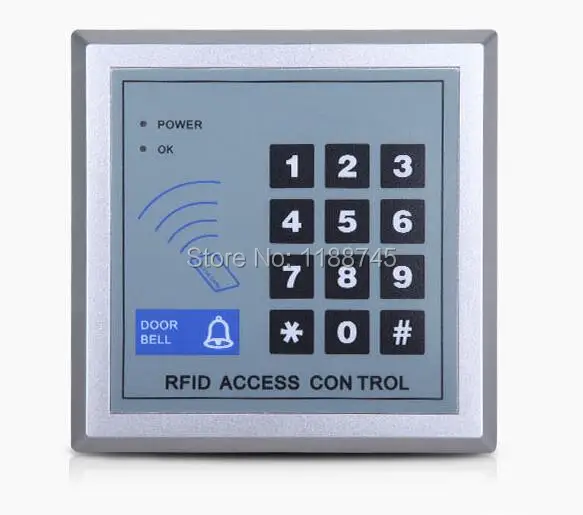 RFID система контроля допуска к двери Kit + Электрический магнитный замок 280 кг