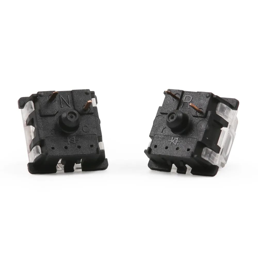 Механическая клавиатура gateron прозрачный чехол-клон cherry clone mx коричневые синие