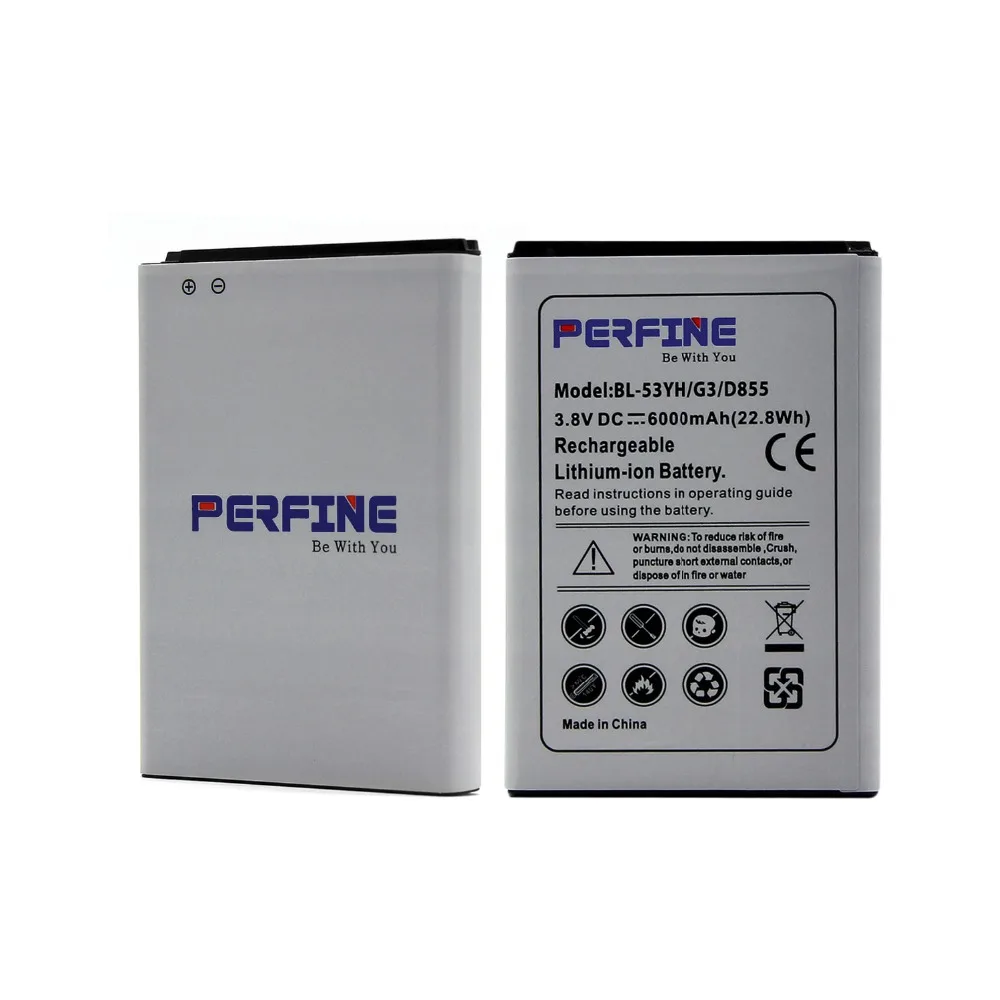 Фотобатарея для LG G3 VS985 D855 замена телефона Увеличенная емкость аккумулятора 6000