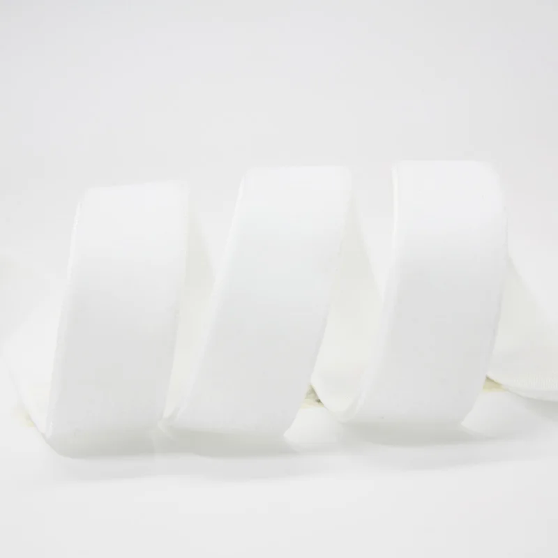 white 029 Яма 13 16 19 22 25 мм однотонная бархатная лента для поделок подарки аксессуары для одежды 25 ярдов/партия(магазины имеют 10 видов размеров - Цвет: white 029