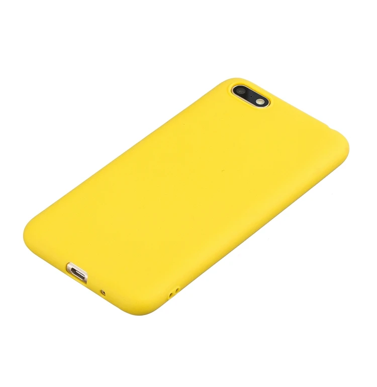 Карамельный цвет чехол для телефона для Coque Hawei Y5 Мягкий Силиконовый ТПУ чехол s для Etui huawei Y5 Y 5 5Y задняя крышка