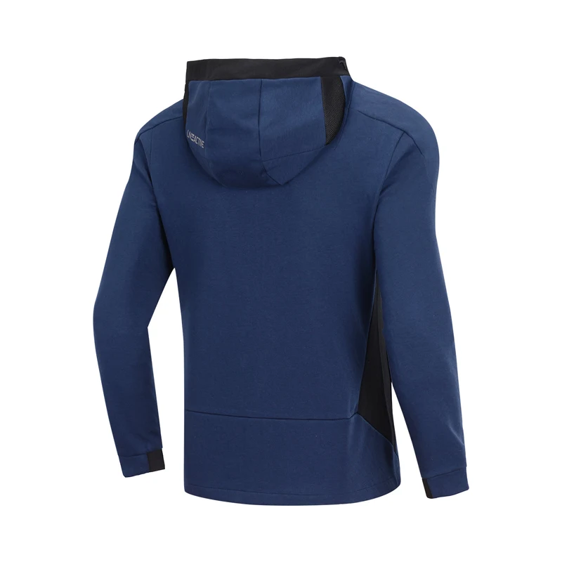 Li Ning мужская тренировочная серия толстовка с капюшоном теплая оболочка обычный