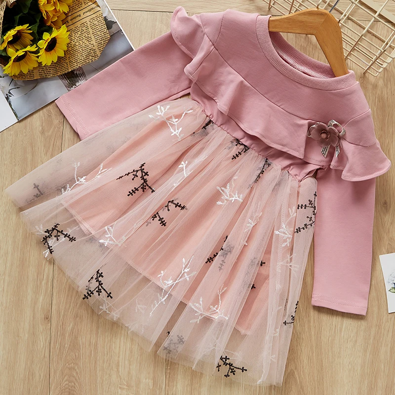ax1127 pink Mayfair Cabin/ г. Осеннее платье для девочек; Новая блузка для маленьких девочек; детское платье с длинными рукавами и капюшоном с заячьими ушками; Одежда для девочек - Цвет: ax1127 pink